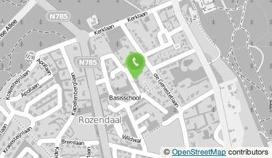 Bekijk kaart van Vossenberg Management & Advies  in Rozendaal