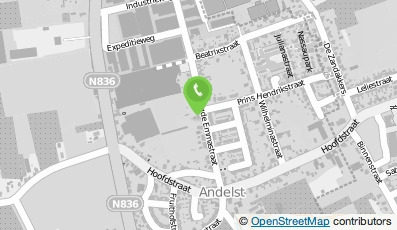 Bekijk kaart van Atelier Beppe in Andelst
