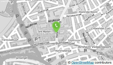 Bekijk kaart van Café Biljart De Zaak in Arnhem