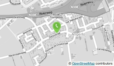 Bekijk kaart van Driestroomhuis Angerlo  in Angerlo
