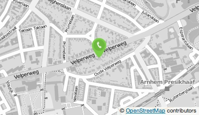 Bekijk kaart van Dierenkliniek Velperweg in Arnhem