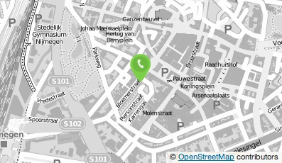 Bekijk kaart van Horeca-Onderneming Café De Plak B.V. in Nijmegen