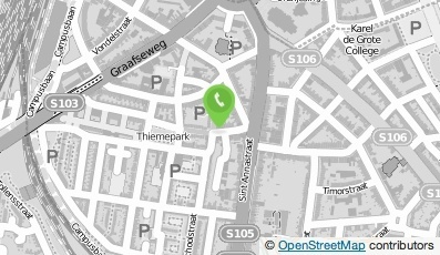 Bekijk kaart van Gas-Service en Loodgietersbedrijf Goossens in Nijmegen