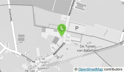 Bekijk kaart van Dutch Quality Gardens Van Ooijen's Hoveniers in Appeltern