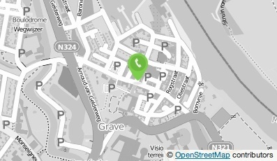 Bekijk kaart van Firma Poelier/Slagerij Van den Heuvel in Grave