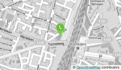 Bekijk kaart van Vissers Tapijten en Gordijnen B.V. in Nijmegen