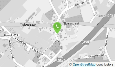 Bekijk kaart van V.O.F. Van den Berg sloop en handelsbedrijf & kunstofkozijnen., in Herveld