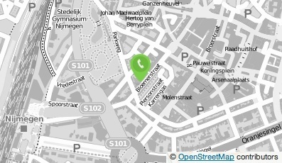 Bekijk kaart van Kamerverhuur Wessels  in Nijmegen