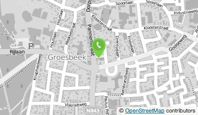 Bekijk kaart van Aannemingsbedrijf Janssen Groesbeek B.V. in Groesbeek