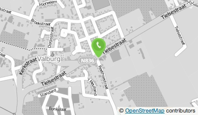 Bekijk kaart van Café- Partycentrum De Viersprong in Valburg