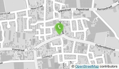 Bekijk kaart van V.O.F. Cafetaria 't Hoekje in Lienden