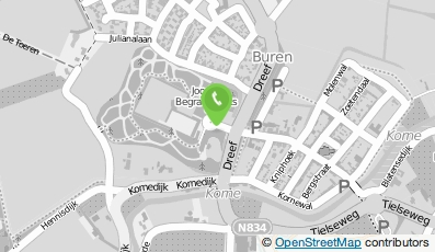 Bekijk kaart van Tennisvereniging Buren in Buren (gelderland)