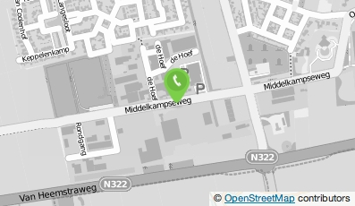Bekijk kaart van P. Oomen Beheer B.V. in Kerkwijk