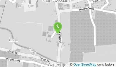 Bekijk kaart van v. Veenendaal Hoveniersbedrijf en Bloemisterij in Kapel-Avezaath