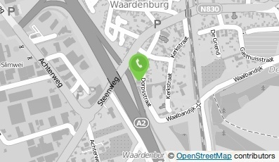 Bekijk kaart van Roeline's Haircare  in Waardenburg