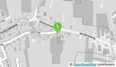 Bekijk kaart van P. van Koolwijk Potplanten Kwekerij in Velddriel