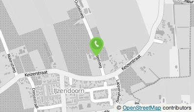 Bekijk kaart van Den Ouden Steegh in Ijzendoorn