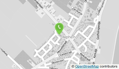 Bekijk kaart van J. Mulders in Alphen (Gelderland)