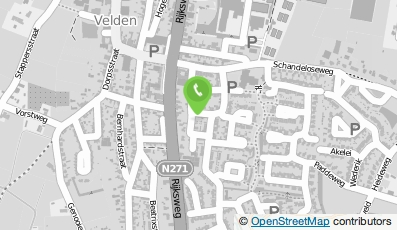 Bekijk kaart van Glazenwasserij Sraar Jacobs Velden in Velden