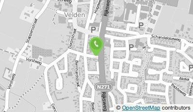 Bekijk kaart van Heinemans' Communicatieprojecten in Velden