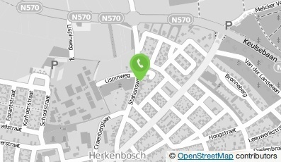 Bekijk kaart van Klussenbedrijf J. Evers  in Herkenbosch