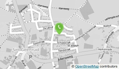 Bekijk kaart van Jusandro Leemwerken  in Sint Geertruid
