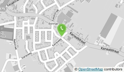 Bekijk kaart van B&B en Vakantiehuis de Kamphoeve in Beringe