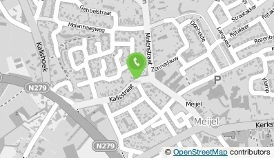 Bekijk kaart van Dierenartspraktijk Meijel  in Meijel