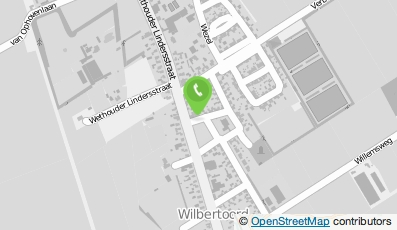 Bekijk kaart van Siebers Woonstoffen in Wilbertoord