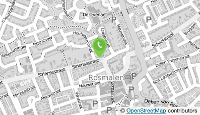 Bekijk kaart van Haarmode Peter van Wanrooij in Rosmalen
