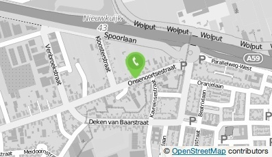 Bekijk kaart van Van der Wielen Auto's  in Nieuwkuijk