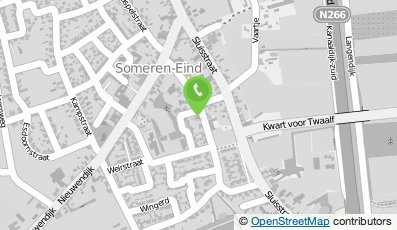 Bekijk kaart van Vossen Chocoladewerken in Someren