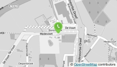 Bekijk kaart van P. van Gennip Tuincentrum/ Boomkwekerij B.V. in Helmond