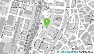 Bekijk kaart van Mondzorg Clinics 's-Hertogenbosch in Den Bosch