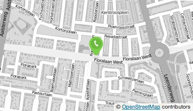 Bekijk kaart van Snackbar Flora in Eindhoven