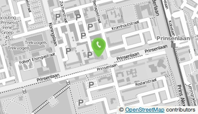 Bekijk kaart van Kapsalon Prinsenwiek in Rotterdam