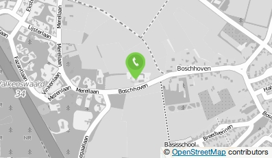 Bekijk kaart van Boschhoven B.V. in Leende