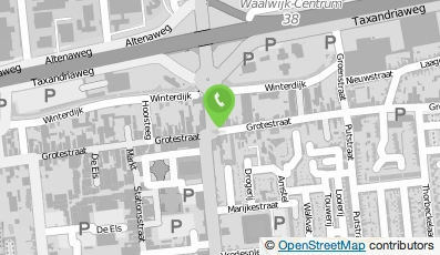 Bekijk kaart van Klus en Stukadoorsbedrijf Peter van Oversteeg in Waalwijk