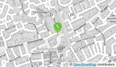 Bekijk kaart van onlinestoffen.nl in Rosmalen