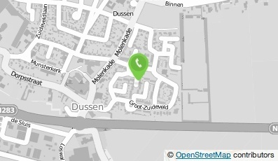 Bekijk kaart van Klus- en Verhuurbedrijf C. van Wijk in Dussen
