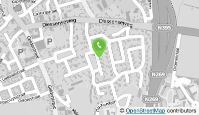 Bekijk kaart van Van Gestel Hilvarenbeek Beheer B.V. in Hilvarenbeek
