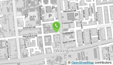 Bekijk kaart van Yogapraktijk Vrinten in Waalwijk