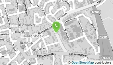 Bekijk kaart van Cafe de Troubadour in Hilvarenbeek