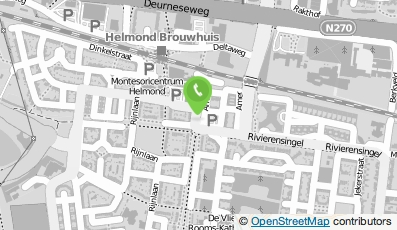 Bekijk kaart van Cafetaria & IJssalon Brouwhorst in Helmond