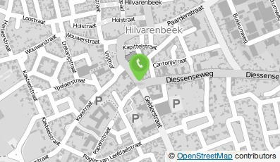 Bekijk kaart van Van Hees Schoenmode in Hilvarenbeek