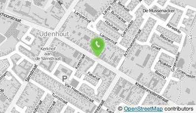 Bekijk kaart van Verhoeven Loodgietersbedrijf in Udenhout