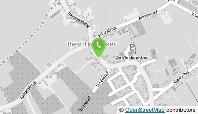 Bekijk kaart van Den Hessel B.V.  in Biest-Houtakker