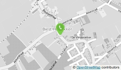 Bekijk kaart van Tegelzettersbedrijf Van Oort  in Biest-Houtakker