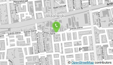 Bekijk kaart van Bowling Waalwijk B.V. in Waalwijk