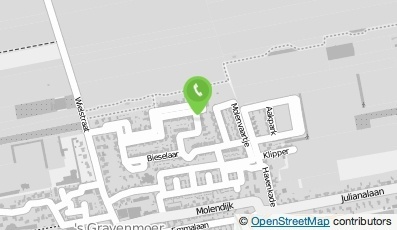 Bekijk kaart van Hoveniersbedrijf A. van Pelt  in s-Gravenmoer